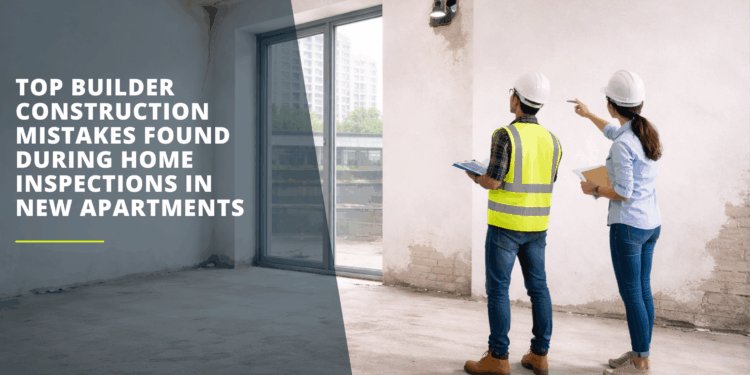 Top Builder Construction Mistakes Found During Home Inspections in New Apartments