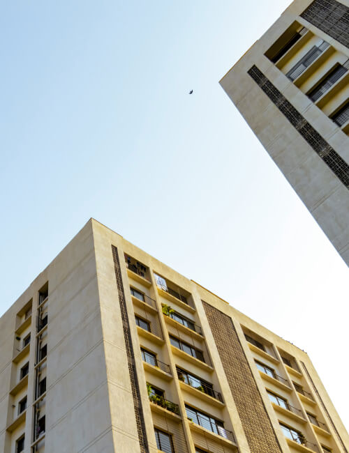 Modern commercial skyline